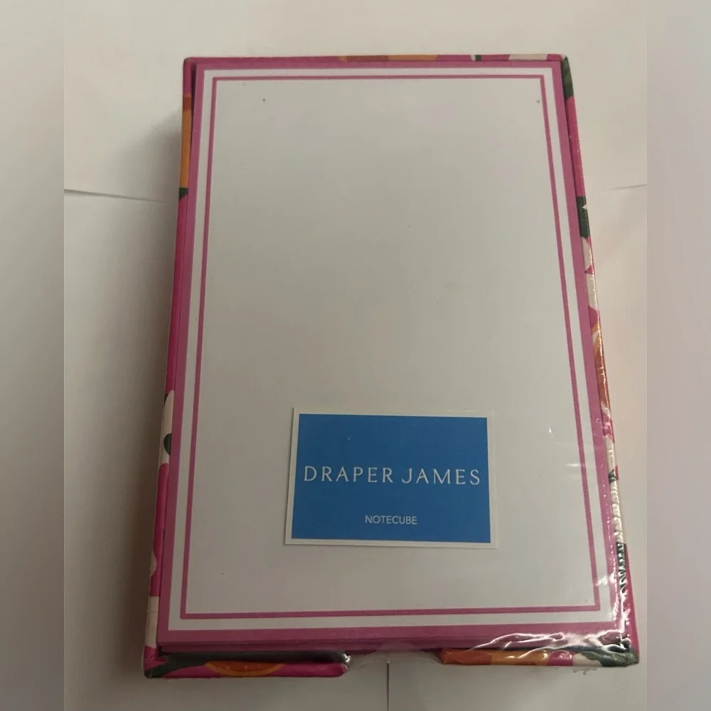 New Pink Floral Notecube Draper James 250 Sheets made in India
